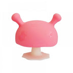 Mombella inel gingival din silicon 3m+, Ciupercuta Pink P8110 01