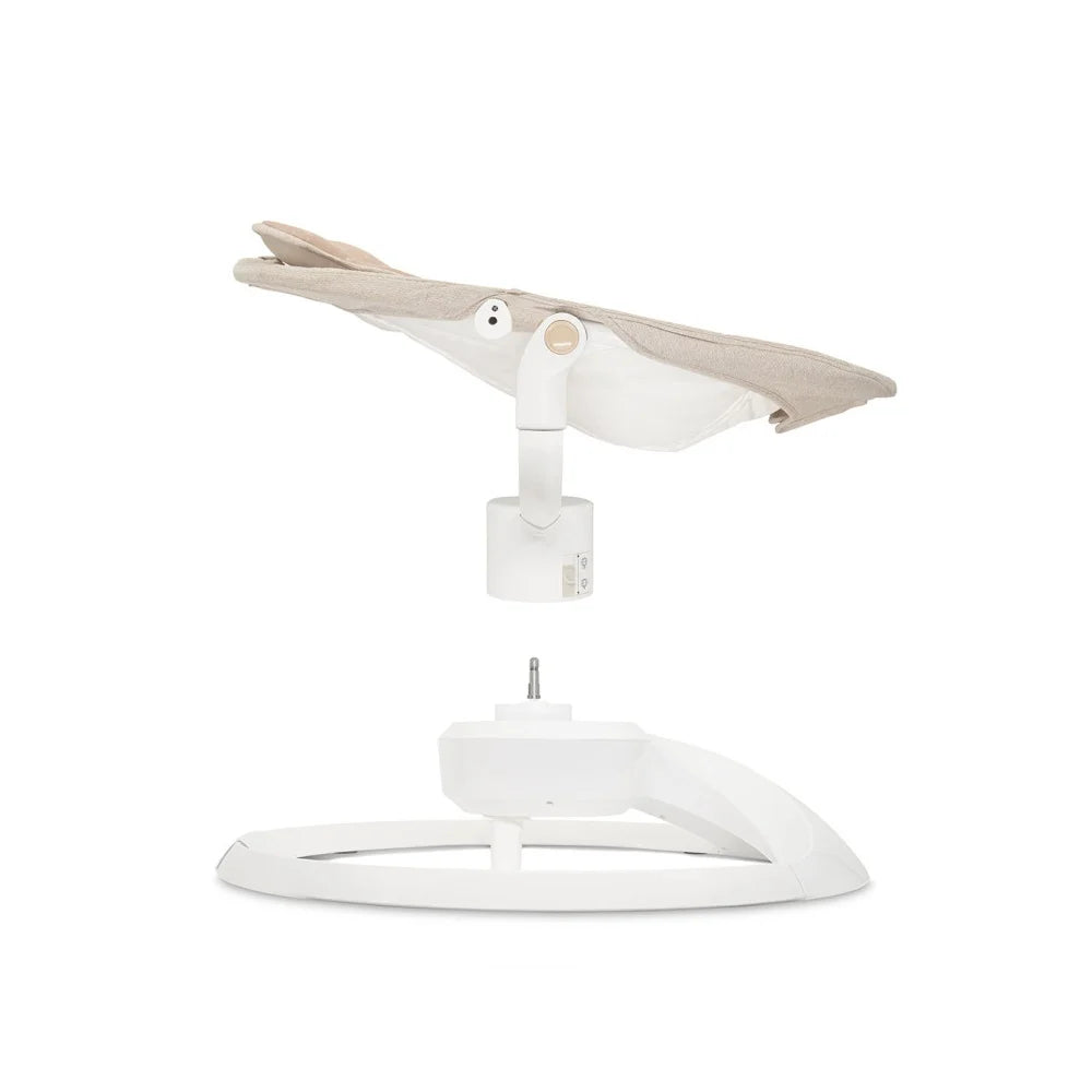 Momi balansoar electric PEARL cu sezut rotativ 360 grade 0-9 kg Beige