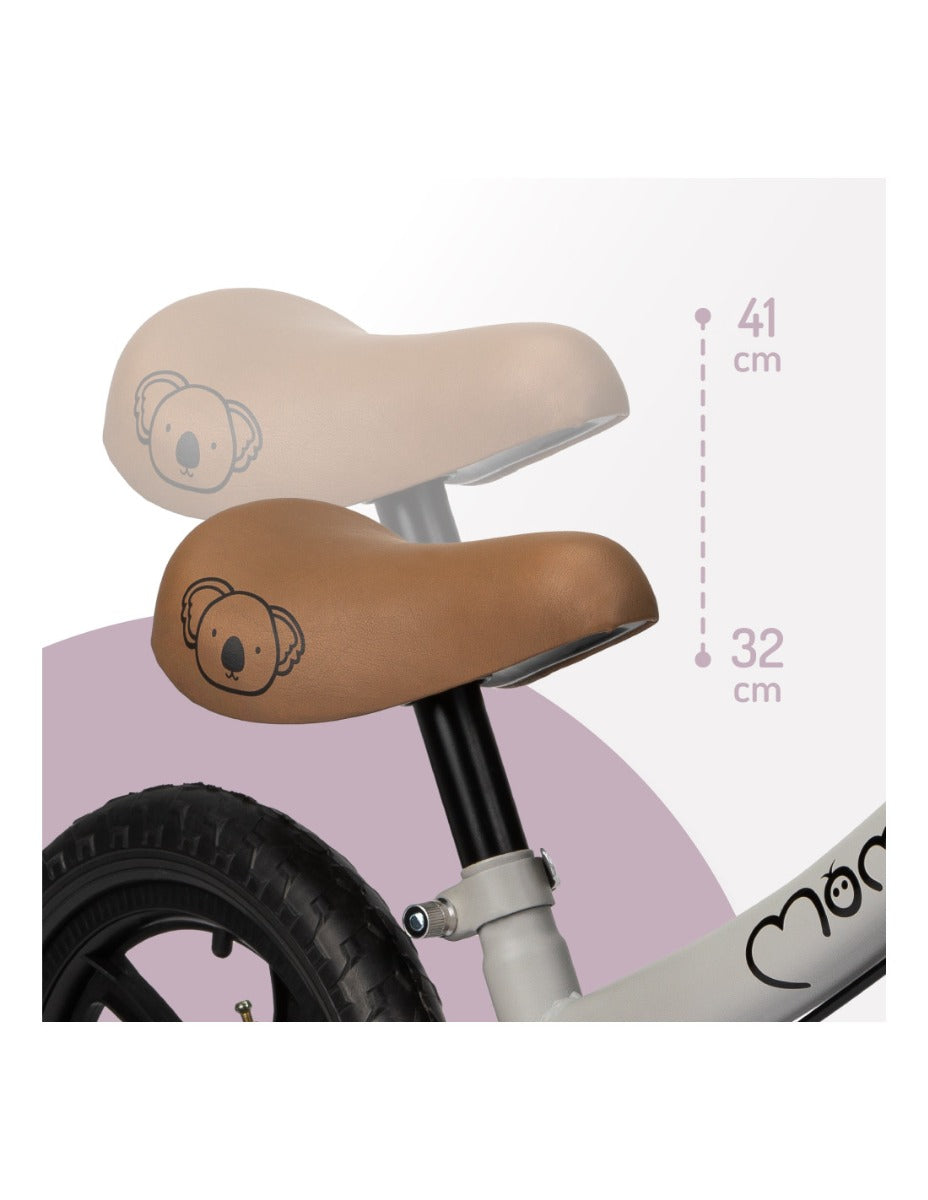 Momi bicicleta de echilibru fara pedale BREKI 3 ani+ Grey