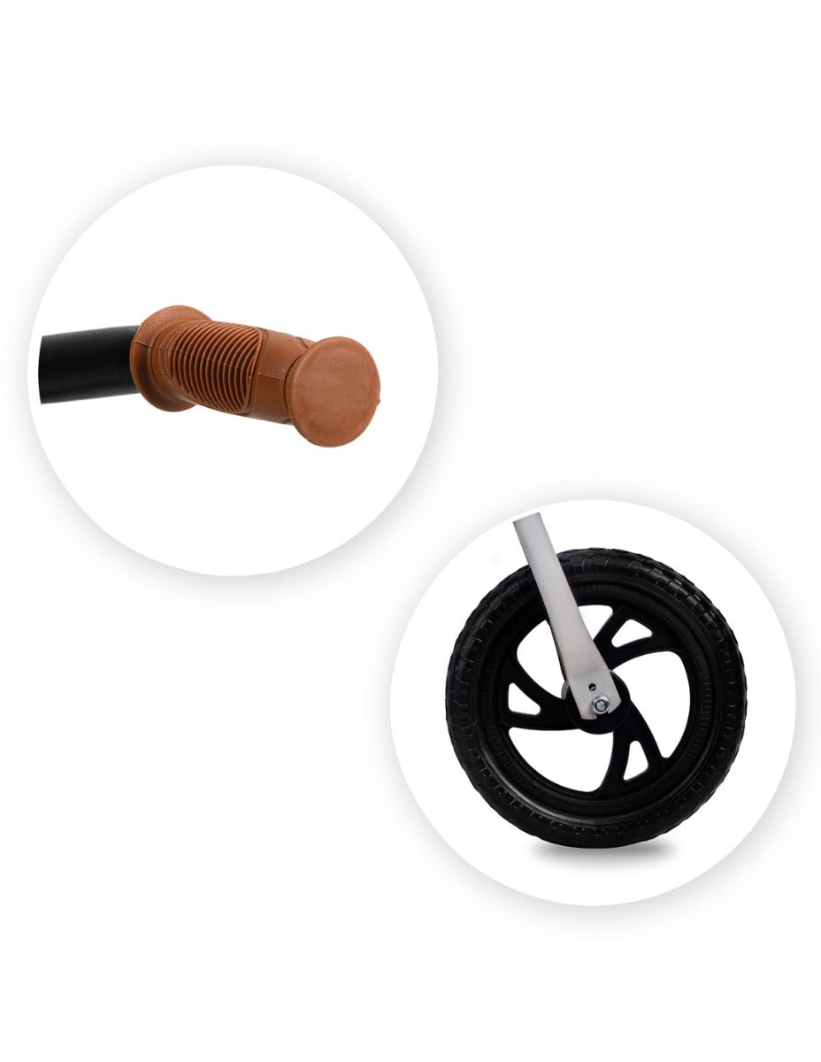 Momi bicicleta de echilibru fara pedale BREKI 3 ani+ Grey