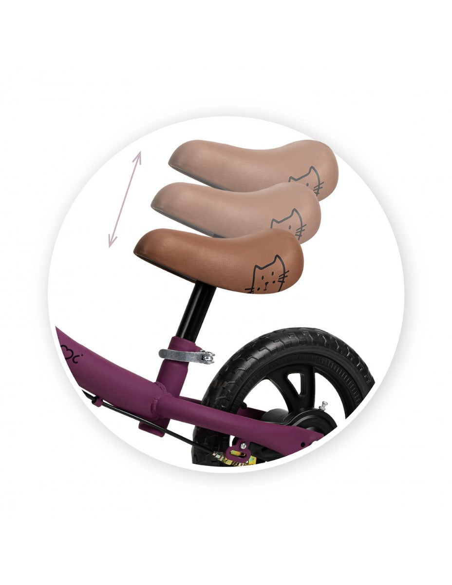 Momi bicicleta de echilibru fara pedale BREKI 3 ani+ Purple