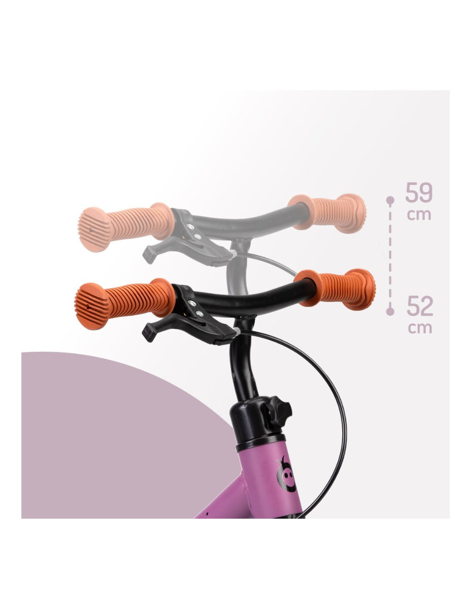 Momi bicicleta de echilibru fara pedale BREKI 3 ani+ Purple