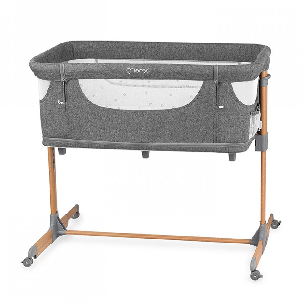Momi co-sleeper 4in1 Smart Bed 0m+ Grey Imagine principală a produsului