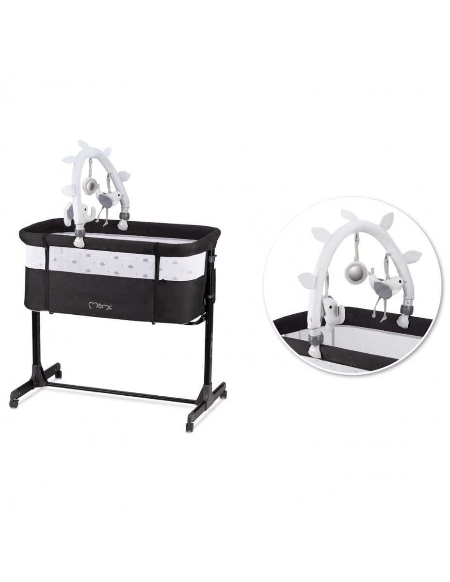 Momi co-sleeper Revo 0-9 kg Black