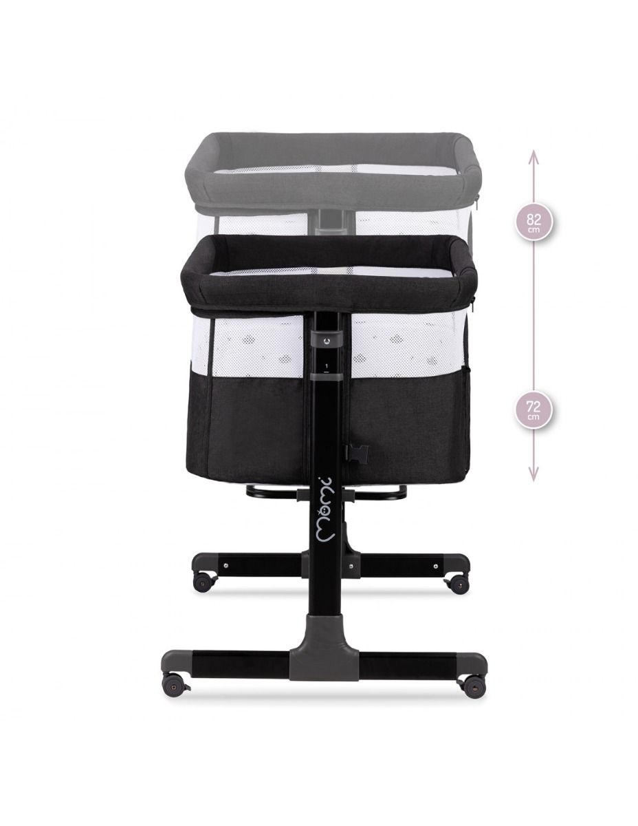 Momi co-sleeper Revo 0-9 kg Black