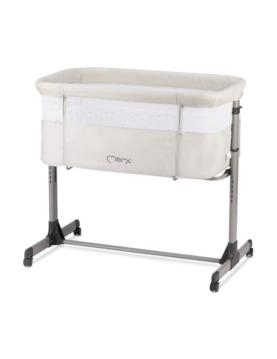 Momi co-sleeper Revo 0-9 kg Light Grey Imagine principală a produsului