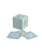 Momi covor de joaca puzzle 3D 120x120 cm Nebe 0m+ Blue