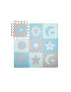 Momi covor de joaca puzzle 3D 120x120 cm Nebe 0m+ Blue