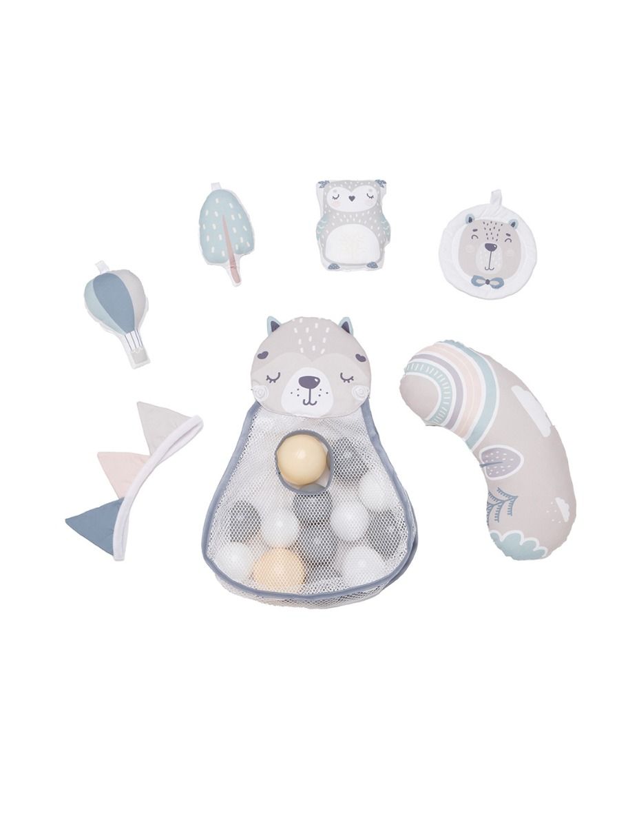 Momi covor de joaca si centru de activitati 0m+ Pastel