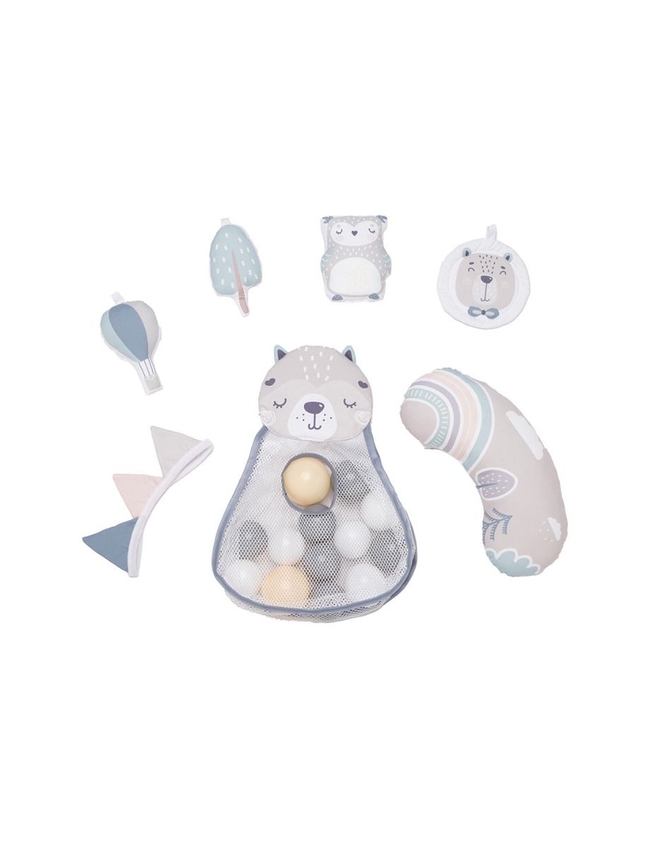 Momi covor de joaca si centru de activitati 0m+ Pastel
