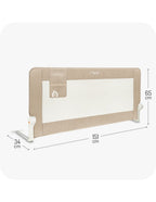 Momi protectie pat rabatabila LEXI LX Plus 18m+ Beige
