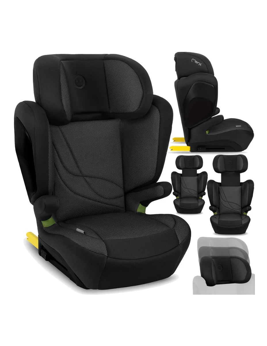 Momi scaun auto cu isofix I-size 100-150 cm MEI Black