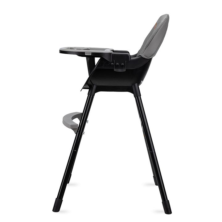 Momi scaun de masa Flovi piele ecologica 6m+ Black