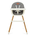 Momi scaun de masa Flovi piele ecologica 6m+ Dark Grey