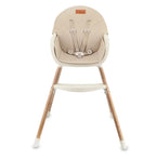 Momi scaun de masa REKI cu piele ecologica 6m+ Beige