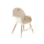 Momi scaun de masa REKI cu piele ecologica 6m+ Beige