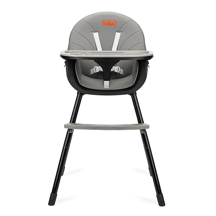 Momi scaun de masa REKI cu piele ecologica 6m+ Black
