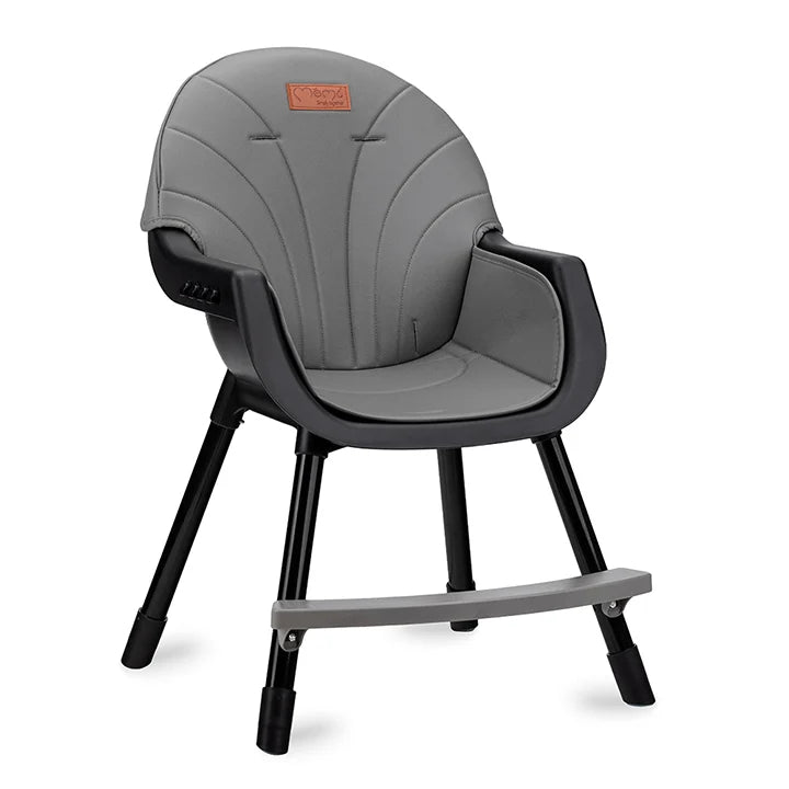 Momi scaun de masa REKI cu piele ecologica 6m+ Black