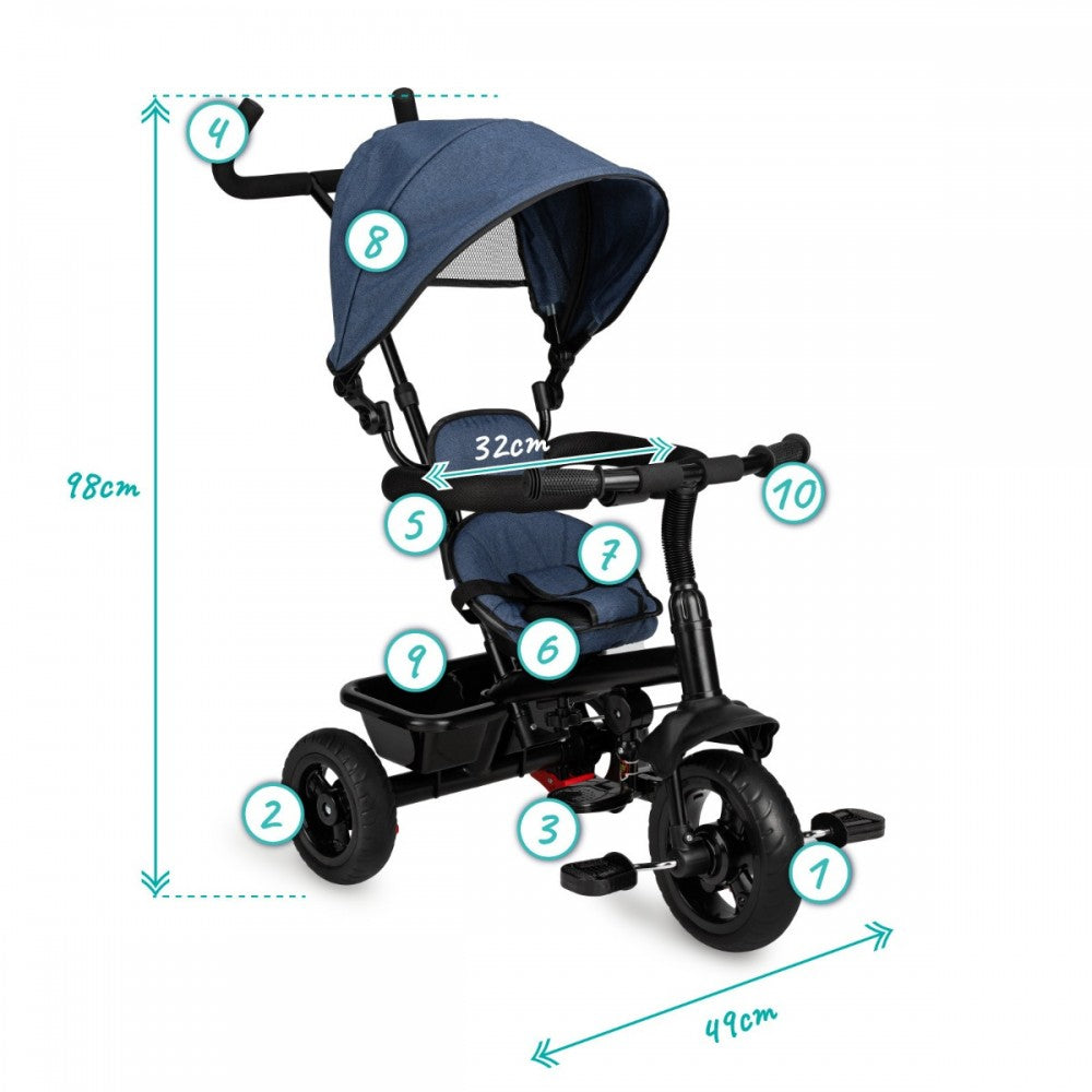 Momi tricicleta 5in1 MILA 12m+
