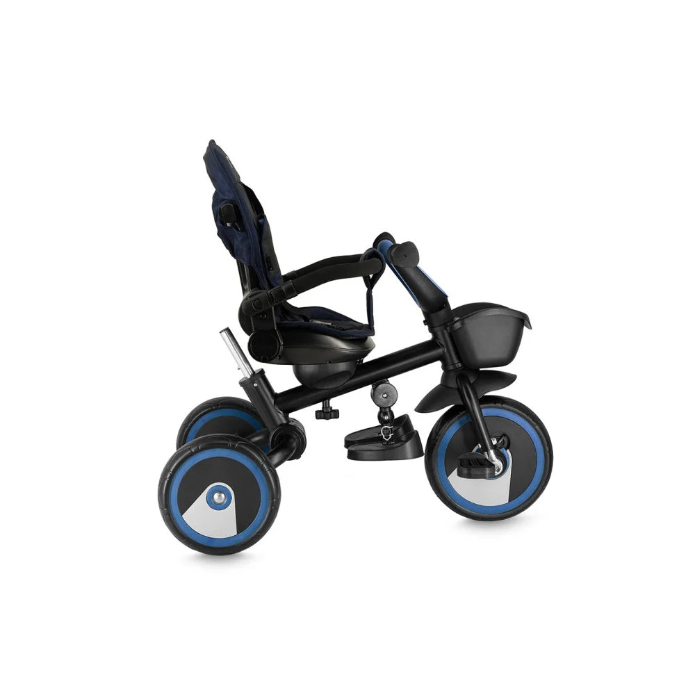 Momi tricicleta multifunctionala Ivi 3in1 cu scaun reversibil 9m+ Navy Blue