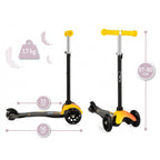 Momi trotineta de echilibru WEENDY 2 ani+ Yellow