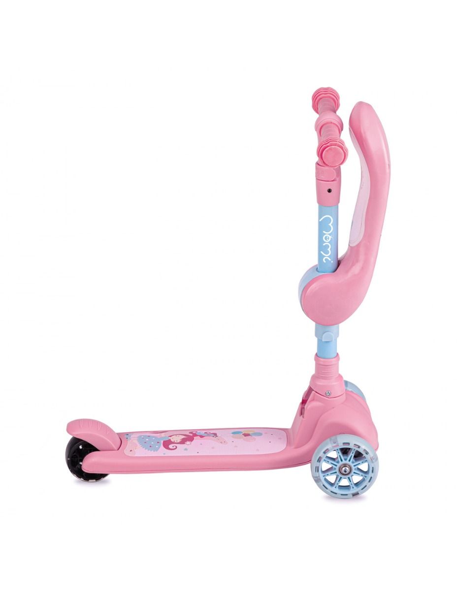 Momi trotineta transformabila 2in1 Kiuru 3 ani+ Pink