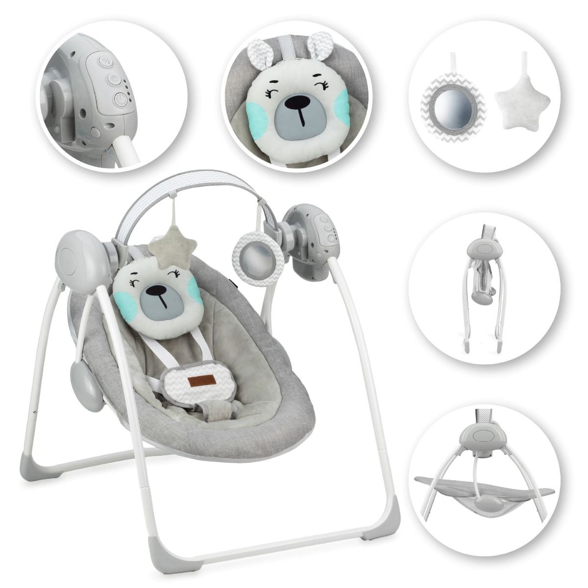 Momi balansoar electric Liss 0-9 kg
