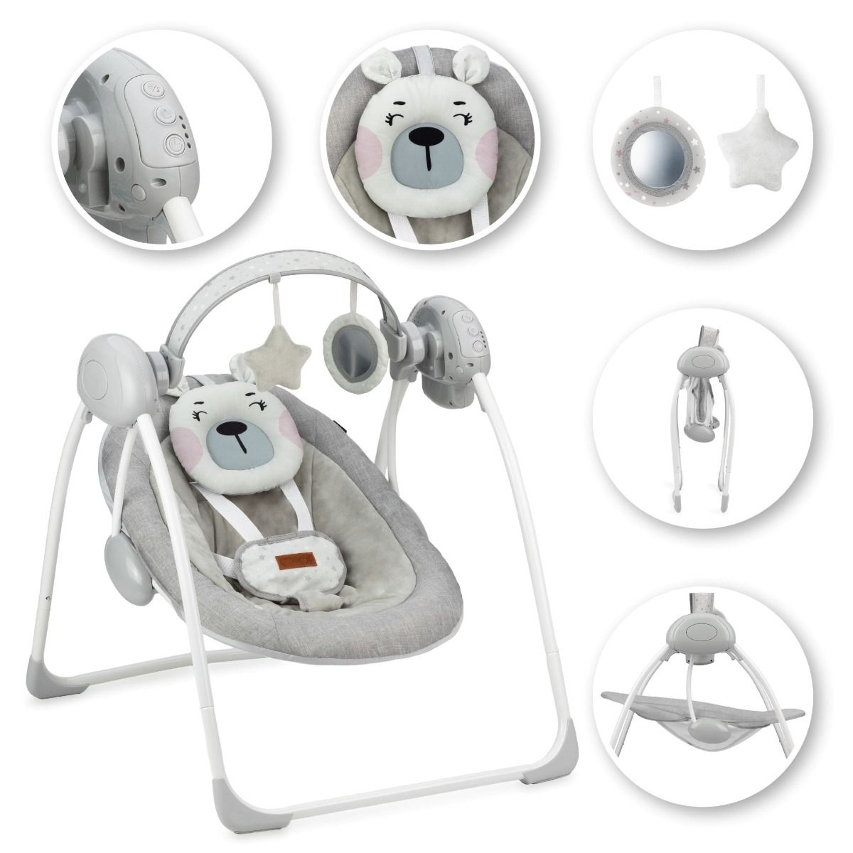 Momi balansoar electric Liss 0-9 kg