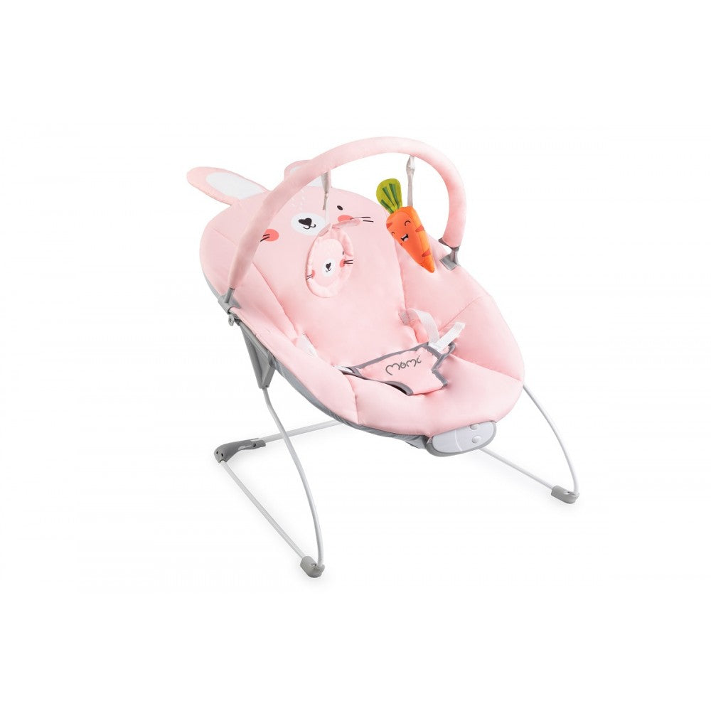Momi leagan cu vibratii Glossy 0-6 luni, Bunny BULE00004 01