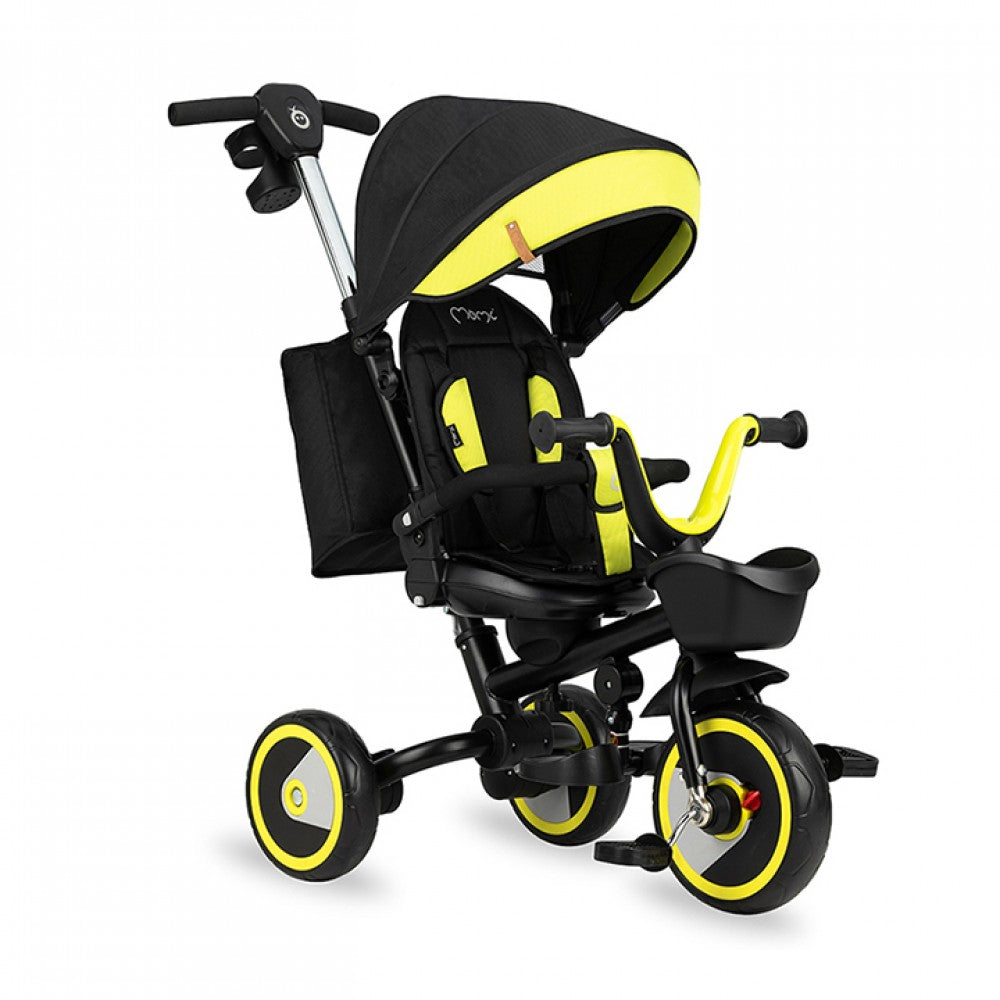Momi tricicleta Invidia 5in1 cu scaun rotativ 9m+, Black 01 Imagine principală a produsului