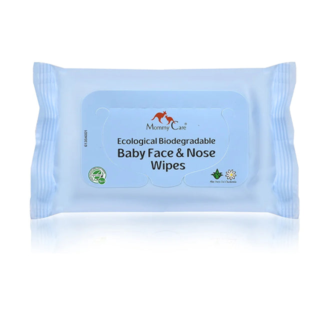 Mommy Care servetele umede biodegradabile pentru fata si nas 24 buc Imagine principală a produsului
