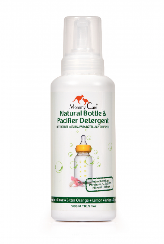 Mommy Care detergent natural, spumant pentru suzete și biberoane 500 ml 