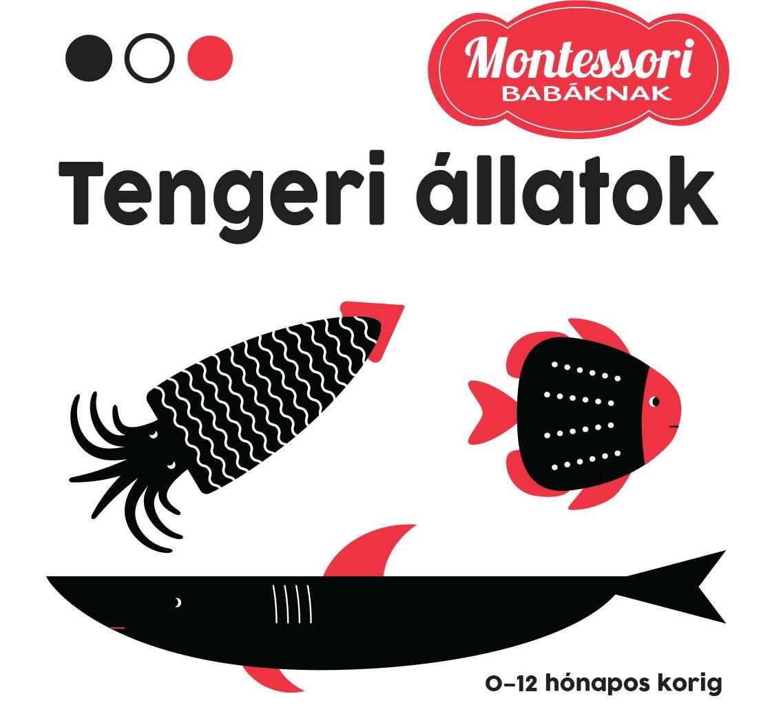 Lira carte in limba maghiara Montessori babáknak Tengeri állatok 0-12 luni