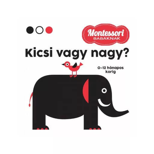 Lira carte in limba maghiara Montessori Kicsi vagy nagy? 0-12 luni
