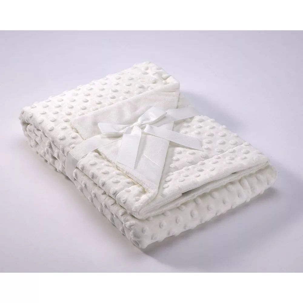 Mora patura cu doua fete Copitos 80x110 cm pentru 0m+, White