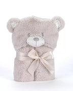 Mora patura Pompon Bear 75x95 cm 0m+ Bej