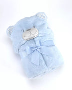 Mora patura Pompon Bear 75x95 cm 0m+ Blue