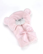 Mora patura Pompon Bear 75x95 cm 0m+ Pink