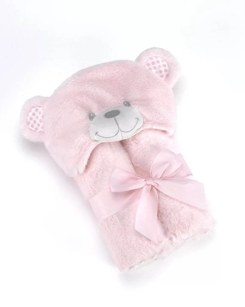 Mora patura Pompon Bear 75x95 cm 0m+ Pink