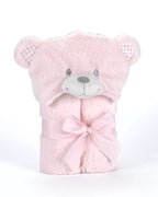 Mora patura Pompon Bear 75x95 cm 0m+ Pink