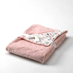 Mora patura cu doua fete Baby Galaxy 80x110 cm Rosa 01