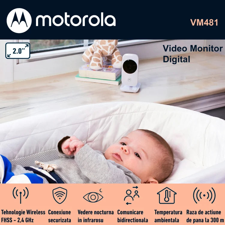 Motorola video monitor digital VM481