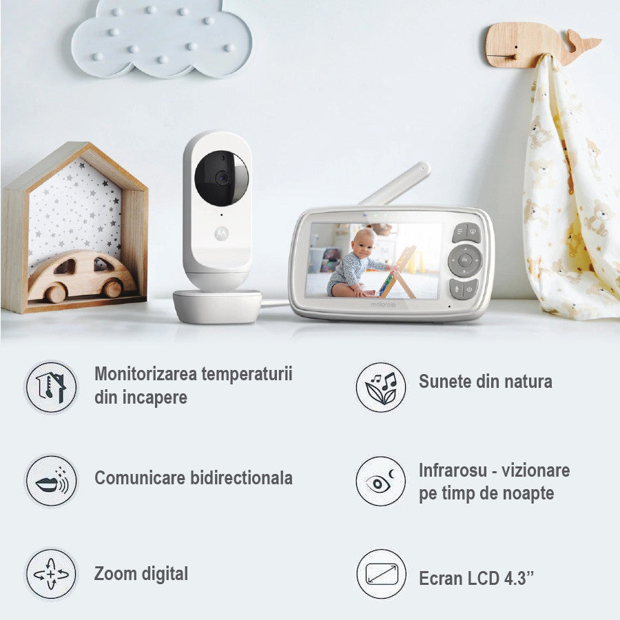 Motorola monitor digital Ease34 pentru 0m+ 05