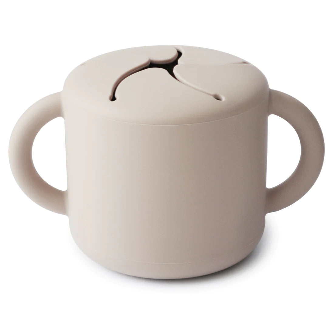 Mushie cana pentru gustari 12m+ Ivory