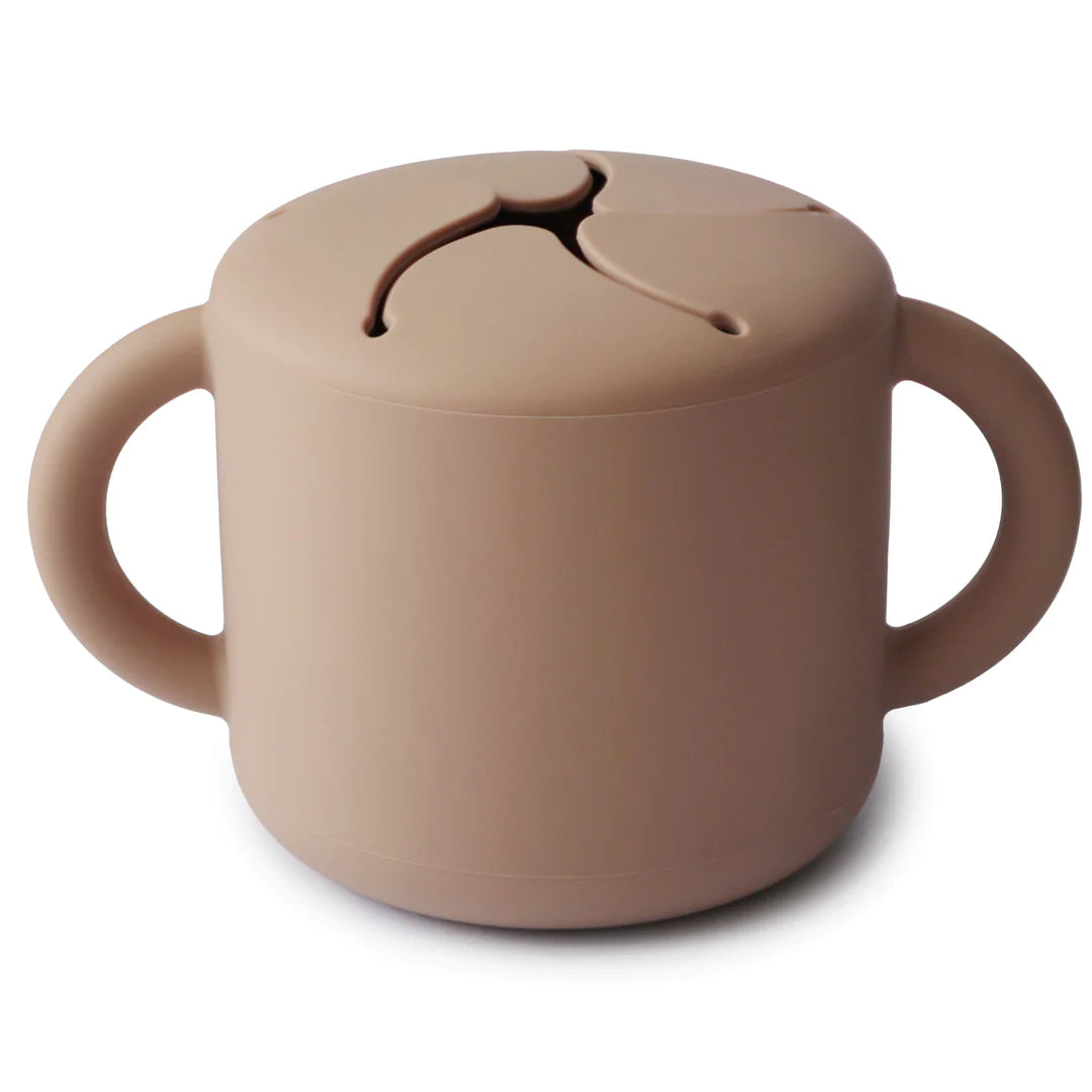 Mushie cana pentru gustari 12m+, Natural