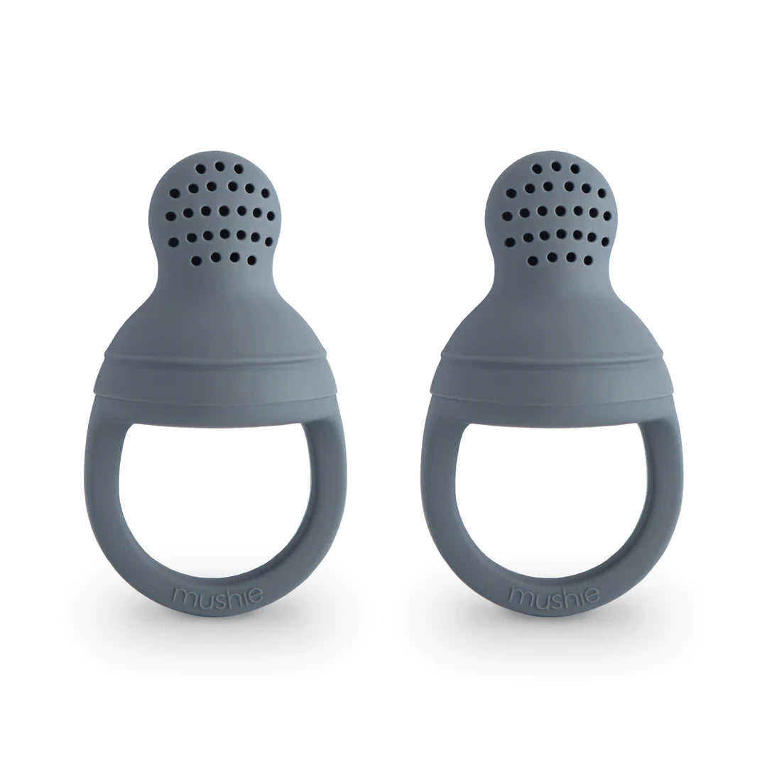 Mushie kit de hranire Silicone Fresh Food Feeder 2 buc 6m+ Tradewinds Imagine principală a produsului
