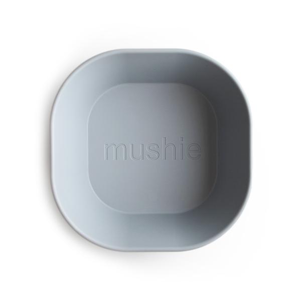 Mushie bol plastic patrata 12m+, Cloud
