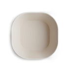Mushie bol plastic patrata 12m+, Ivory 01
