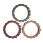 Mushie jucarie dentitie silicon Flori 3m+, Flower 01