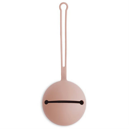 Mushie port suzeta silicon 0m+, Blush